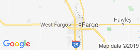West Fargo map